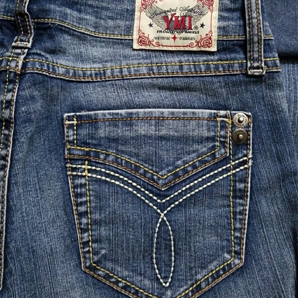 YMI ROLLED UP HEM  CAPRIS JRS SIZE 7